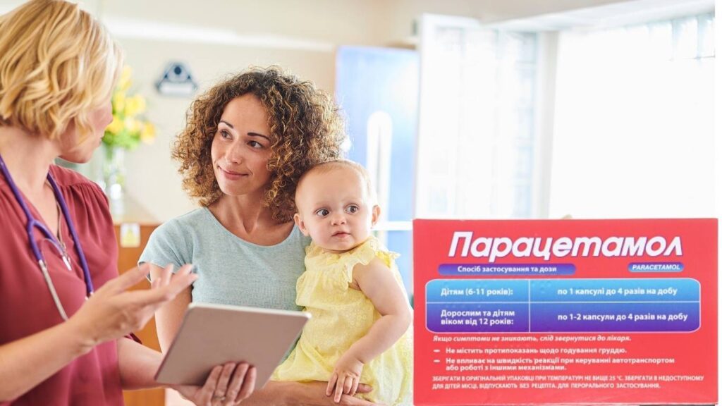 Детский врач прописывает парацетамол для детей